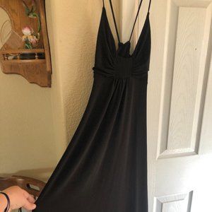 Moda International Black strappy dress